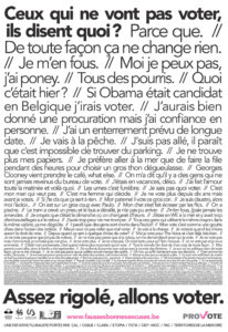 affiche campagne provote