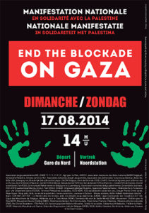 flyer manifestation gaza