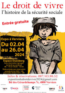 EXPOSITION “Le Droit de Vivre”: l’histoire de la sécurité sociale belge @ Espace Duesberg