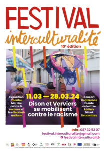 FESTIVAL INTERCULTURALITE de Verviers Edition 2024! C'est parti pour la 10ième! @ salle de l'Arc asbl