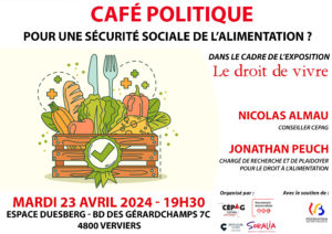 Café Politique PAC - CEPAG Verviétois @ Espace Duesberg