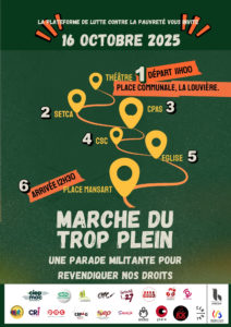 "Marche du Trop Plein" - Plateforme Pauvreté La Louvière @ Théâtre de La Louvière