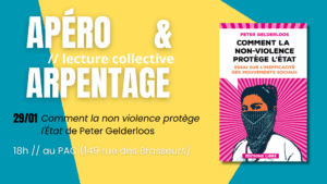 Apéro et arpentage : Comment la non-violence protège l'État @ PAC Namur