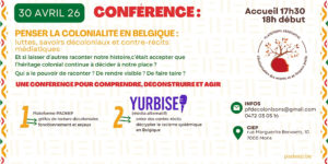 Conférence/ Penser la colonialité en Belgique @ CIEP